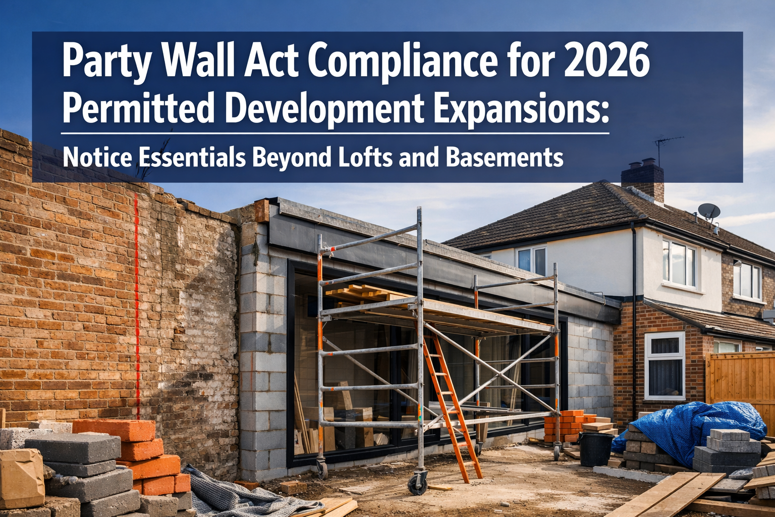 Party Wall Act Compliance for 2026 Permitted Development Expansions: Notice Essentials Beyond Lofts and Basements
