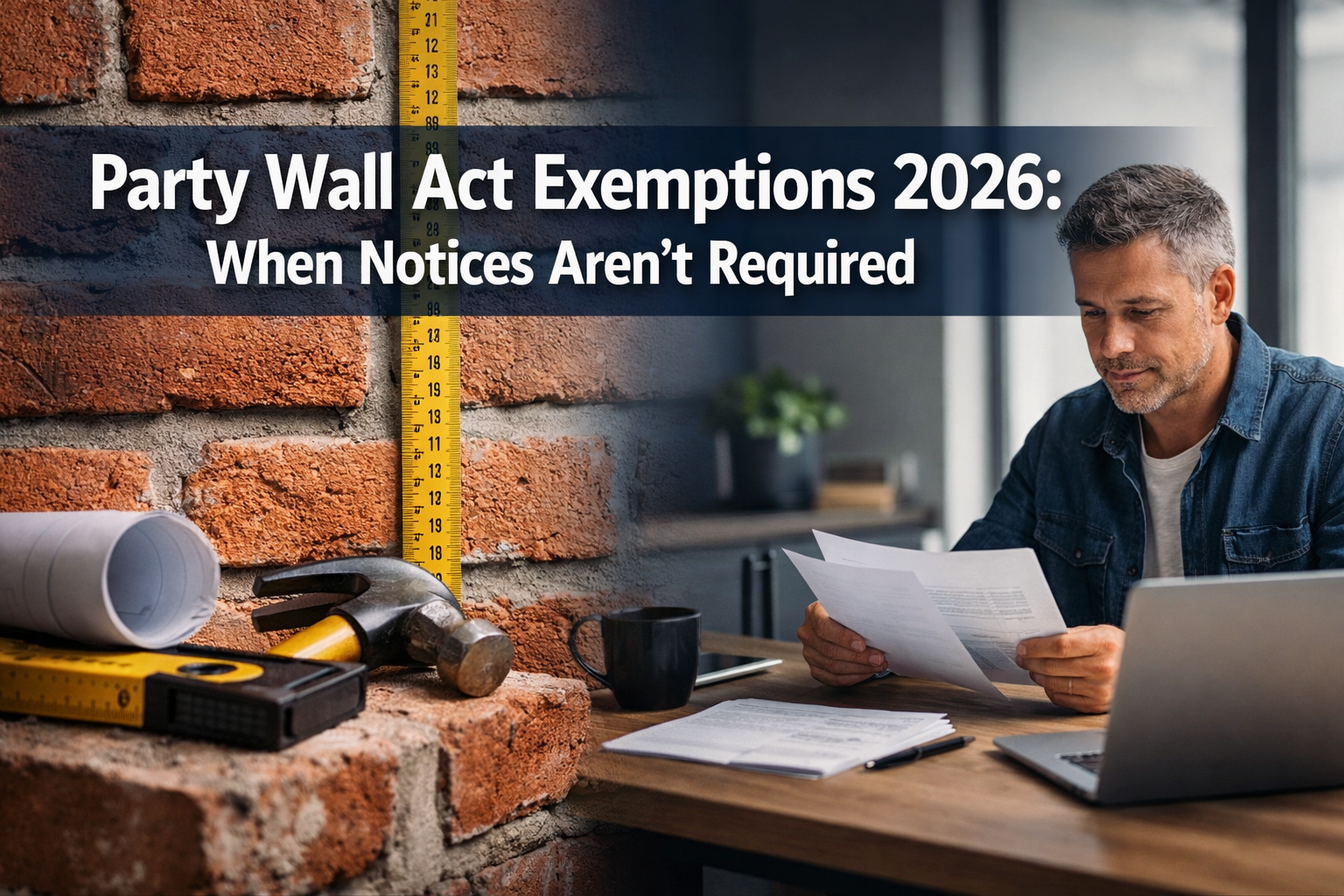 Party Wall Act Exemptions 2026: When Notices Aren't Required and How to Prove It