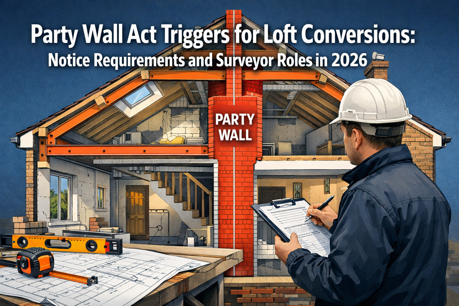 Party Wall Act Triggers for Loft Conversions: Notice Requirements and Surveyor Roles in 2026