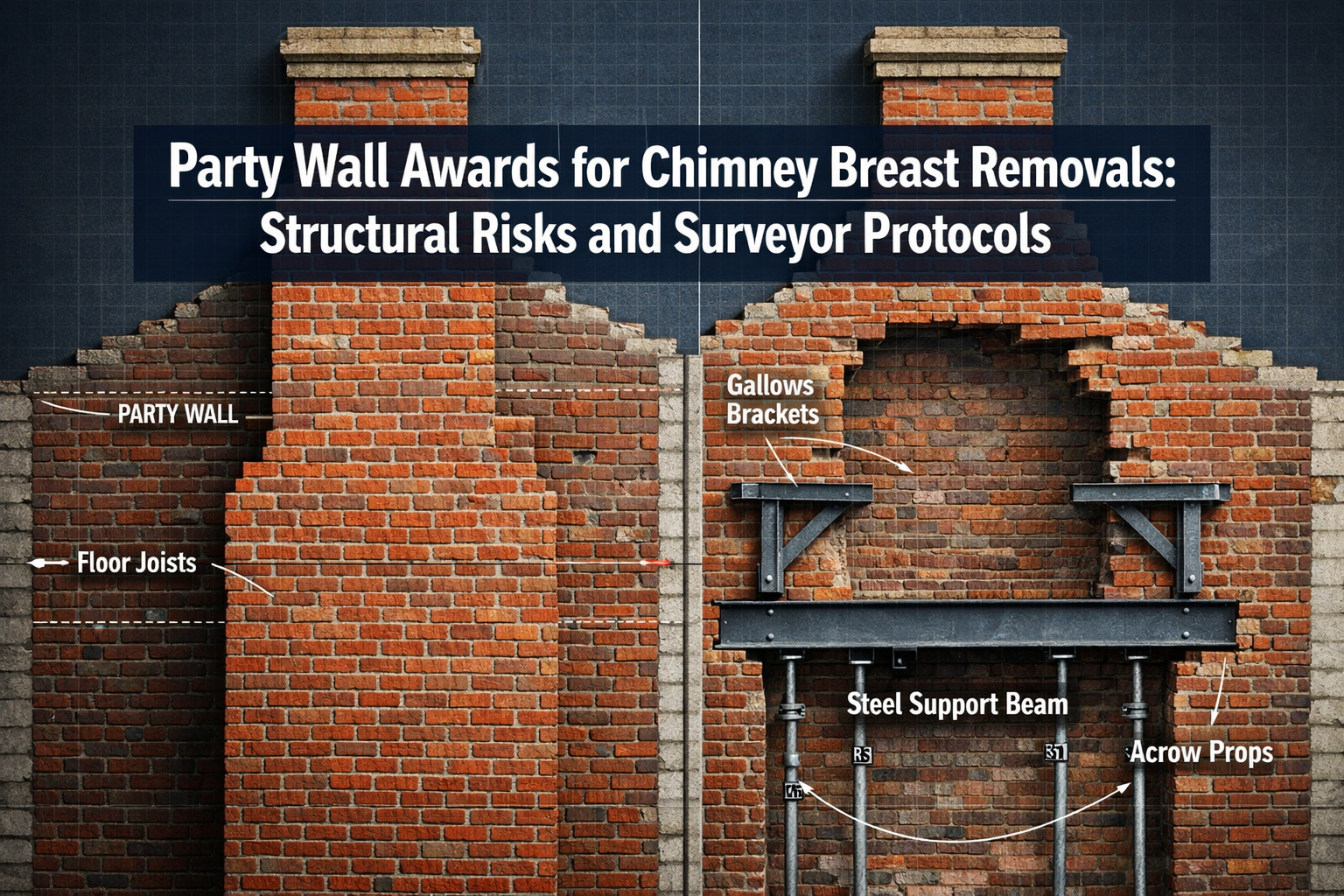 Party Wall Awards for Chimney Breast Removals: Structural Risks and Surveyor Protocols