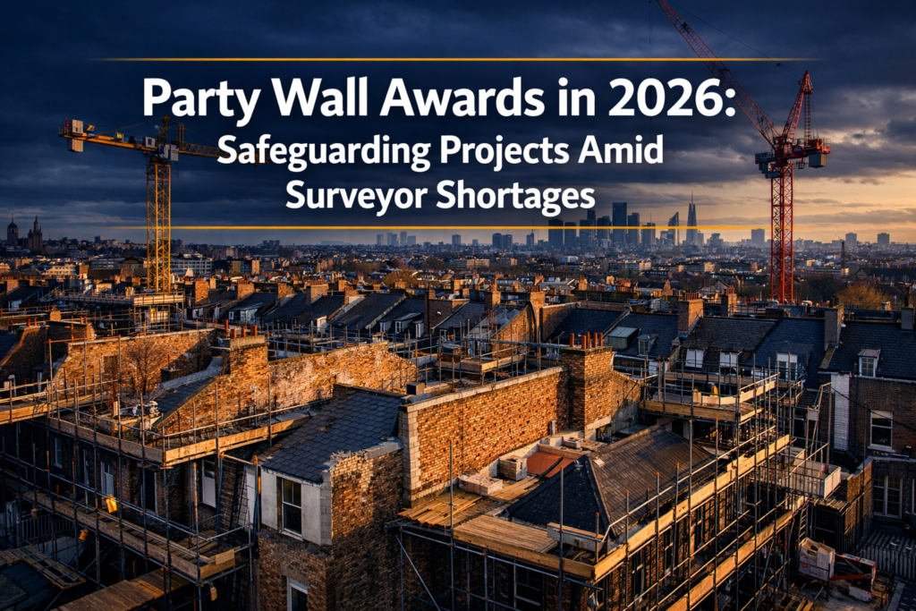 Party Wall Awards in 2026 Construction Boom: Safeguarding Projects Amid Surveyor Shortages