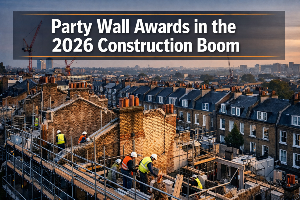 Party Wall Awards in 2026 Construction Boom: Surveyor Strategies for High-Demand Dispute Management