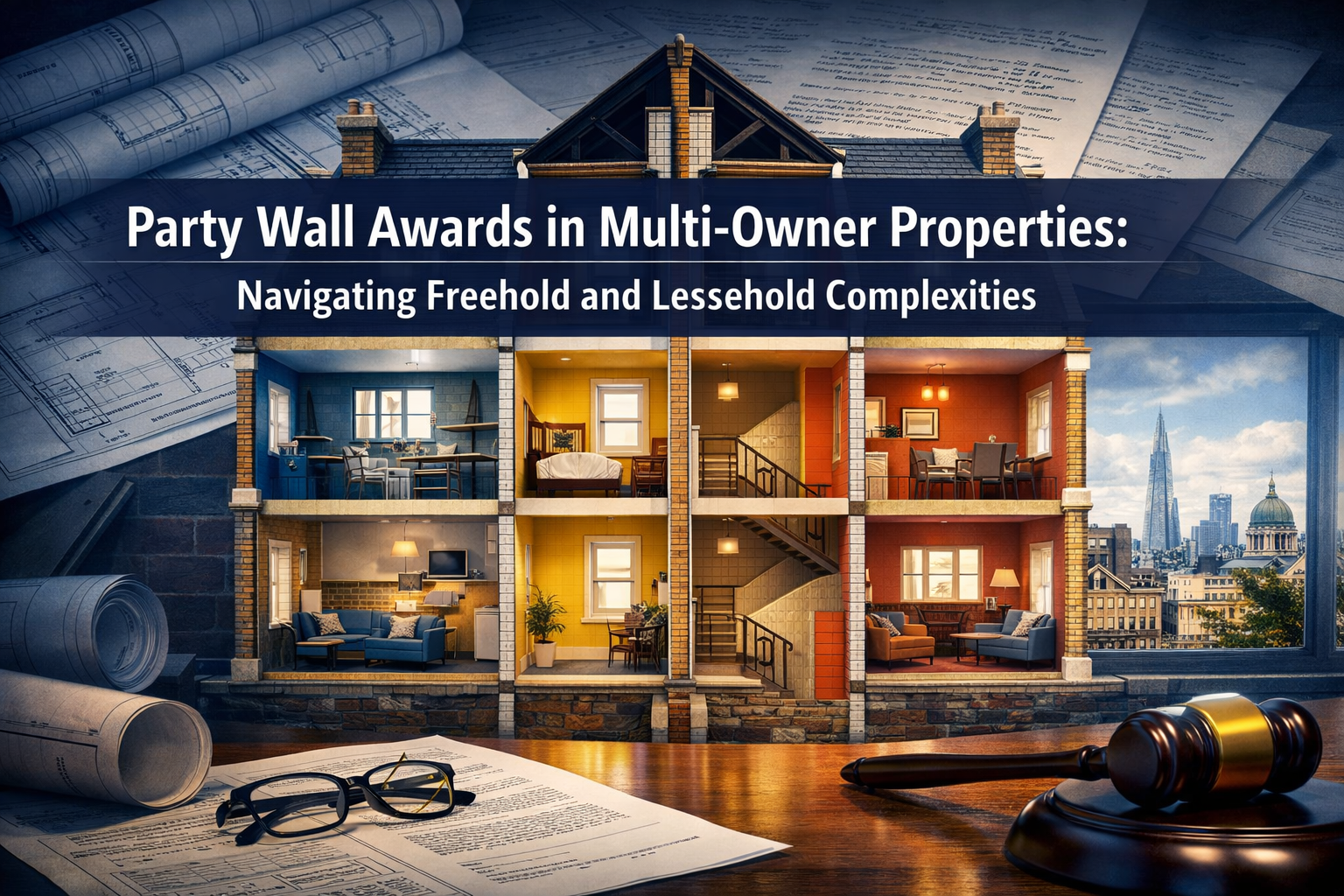 Party Wall Awards in Multi-Owner Properties: Navigating Freehold and Leasehold Complexities