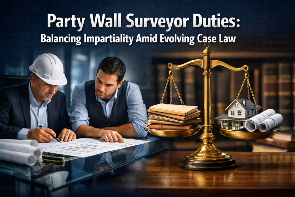Party Wall Surveyor Duties to Appointing Owners: Balancing Impartiality Amid Evolving Case Law