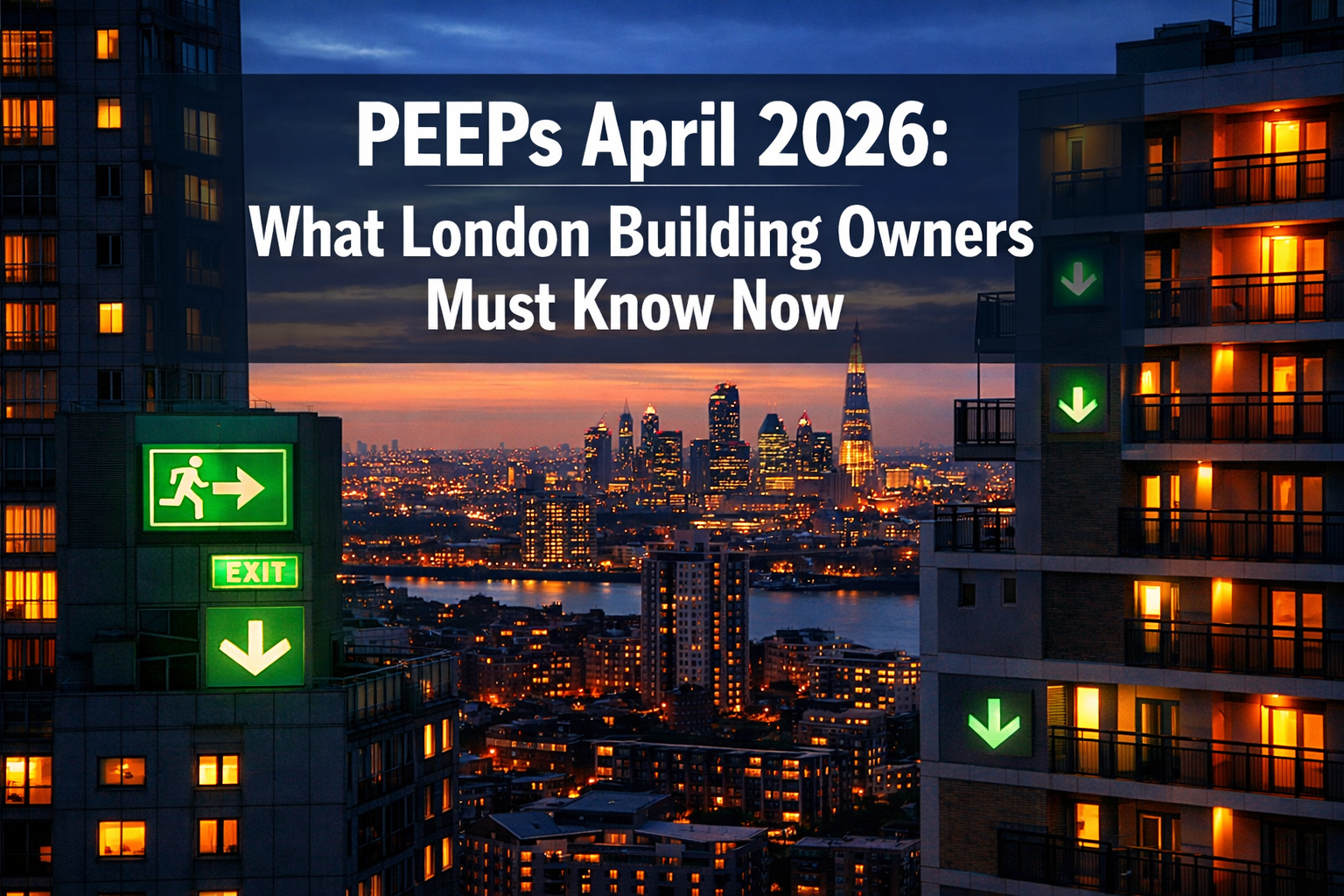Personal Emergency Evacuation Plans PEEPs April 2026 high-rise medium-rise buildings