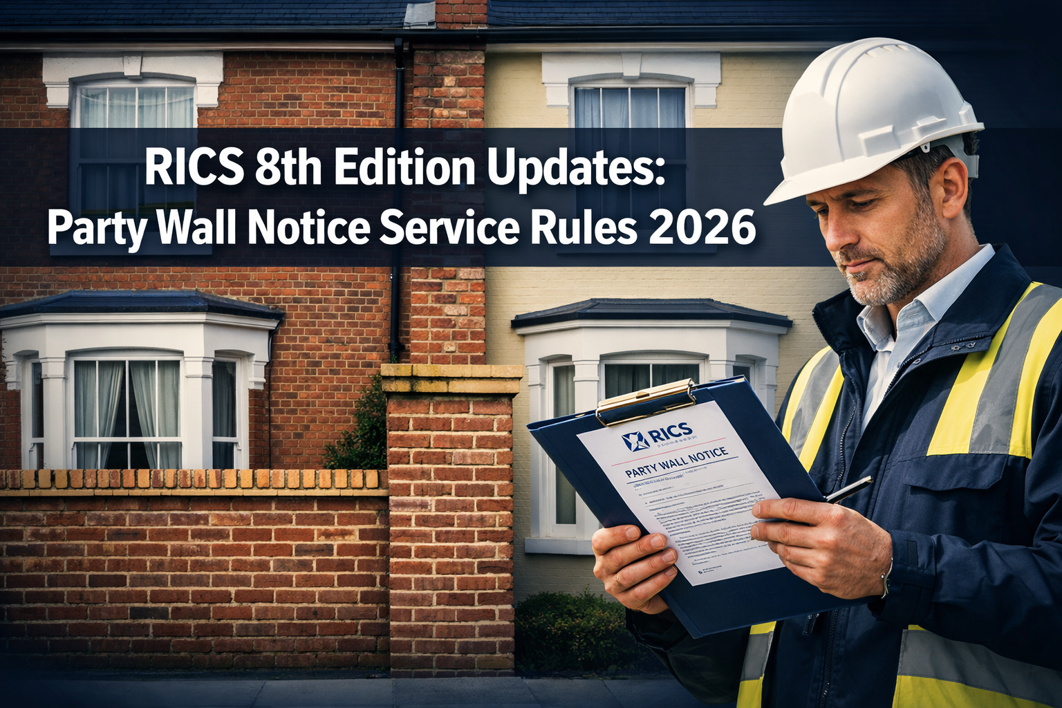Public Engagement and Notice Service Rules: RICS 8th Edition Updates for Party Wall Surveyors