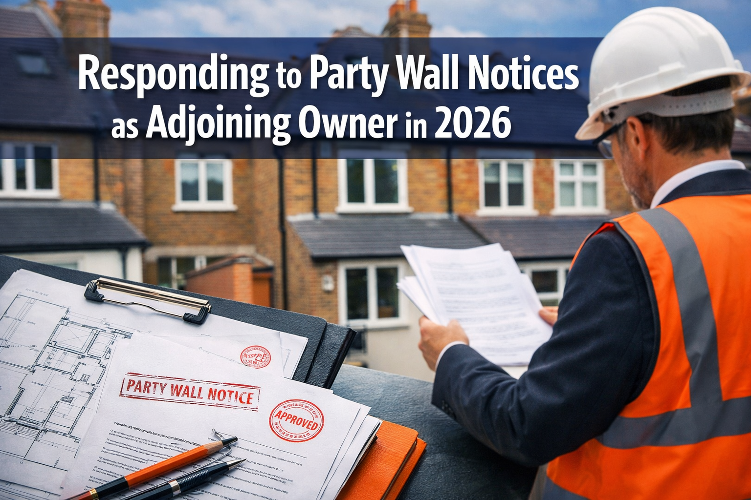 Responding to Party Wall Notices as Adjoining Owner in 2026: Dissent Rights, Surveyor Appointment, and Award Negotiation Tactics