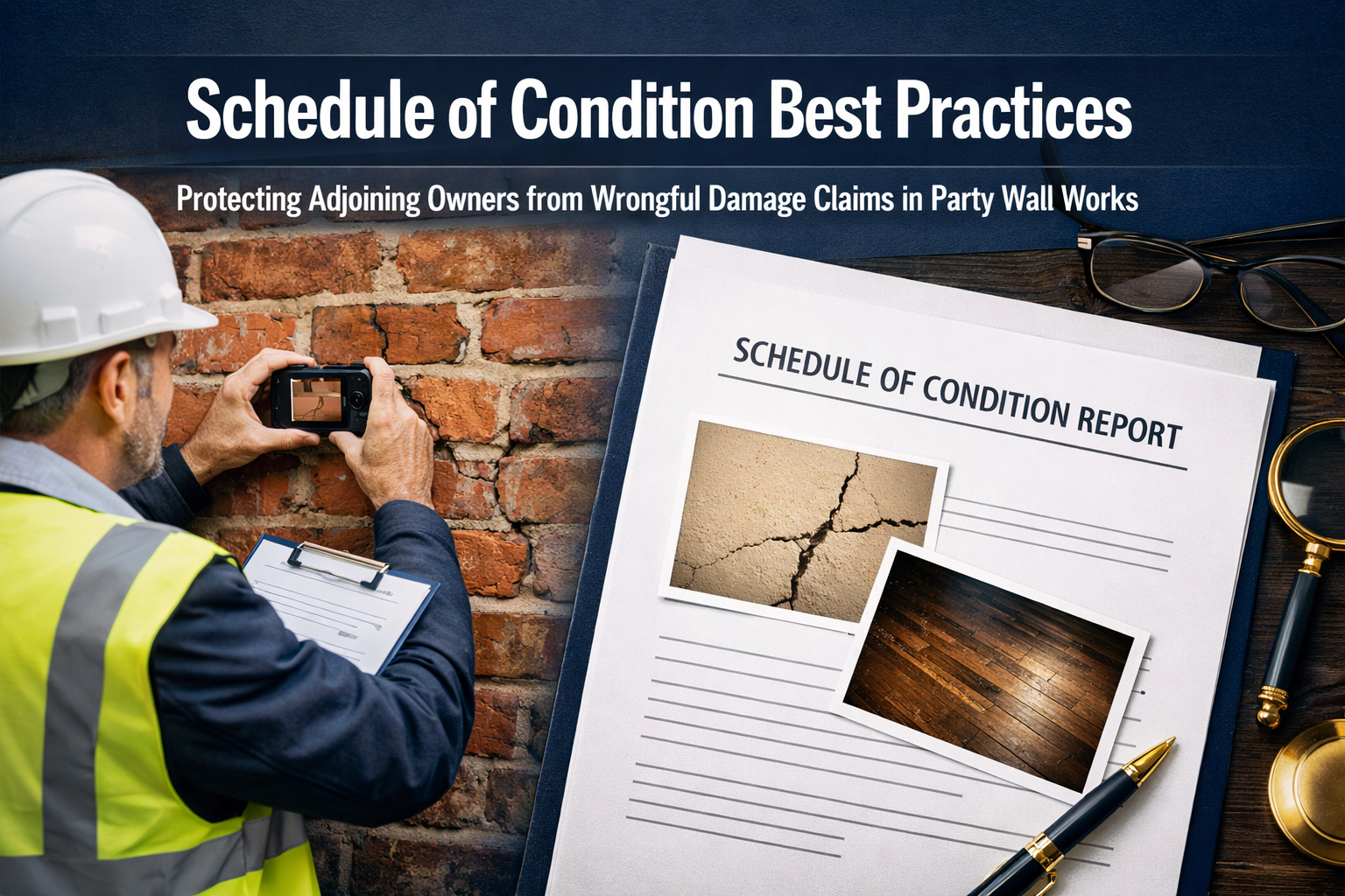 Schedule of Condition Best Practices: Protecting Adjoining Owners from Wrongful Damage Claims in Party Wall Works