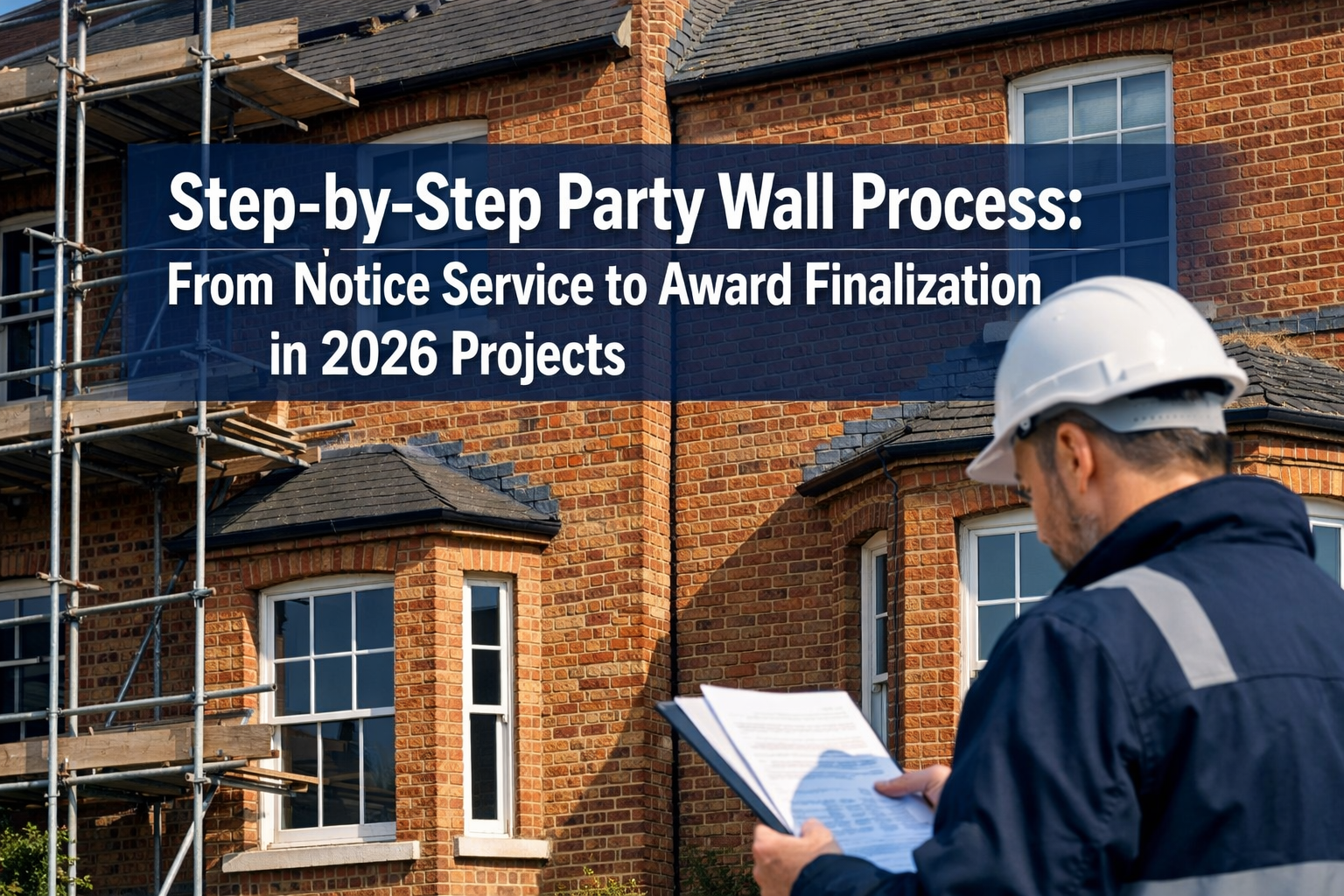 Step-by-Step Party Wall Process: From Notice Service to Award Finalization in 2026 Projects
