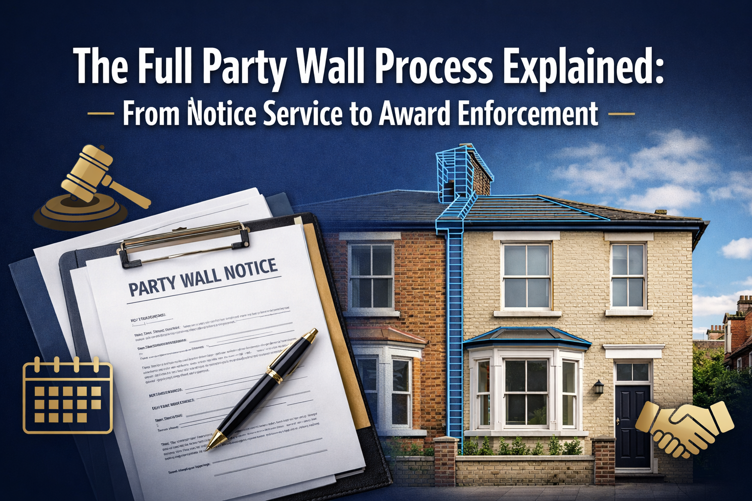 The Full Party Wall Process Explained: From Notice Service to Award Enforcement