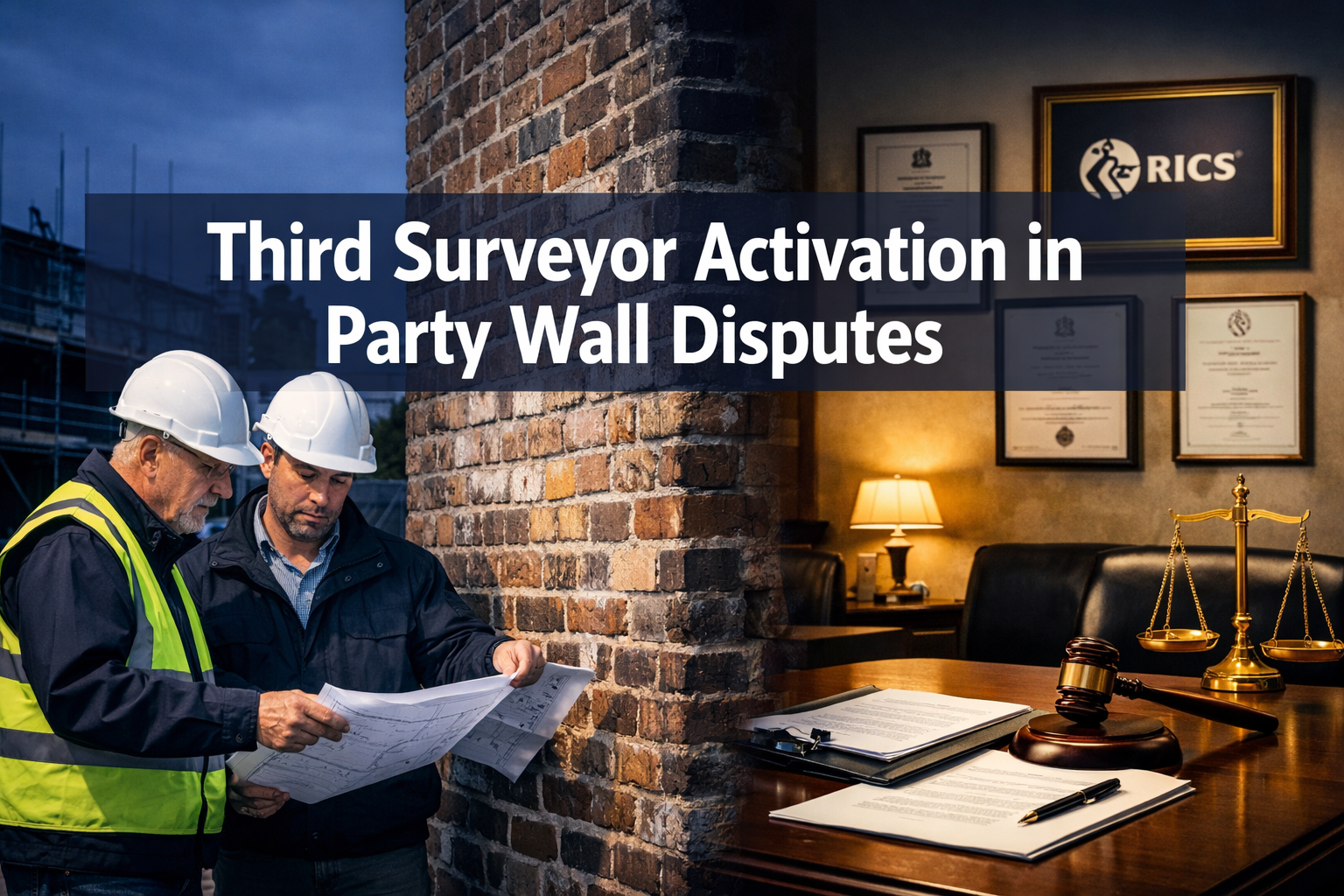 Third Surveyor Activation in Party Wall Disputes: Triggers, Procedures, and 2026 RICS Best Practices