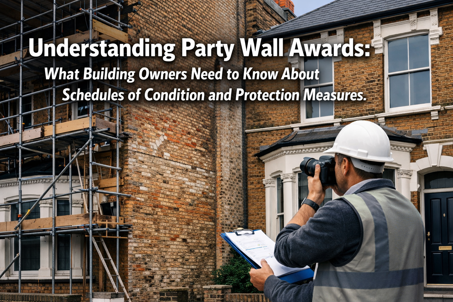 Understanding Party Wall Awards: What Building Owners Need to Know About Schedules of Condition and Protection Measures