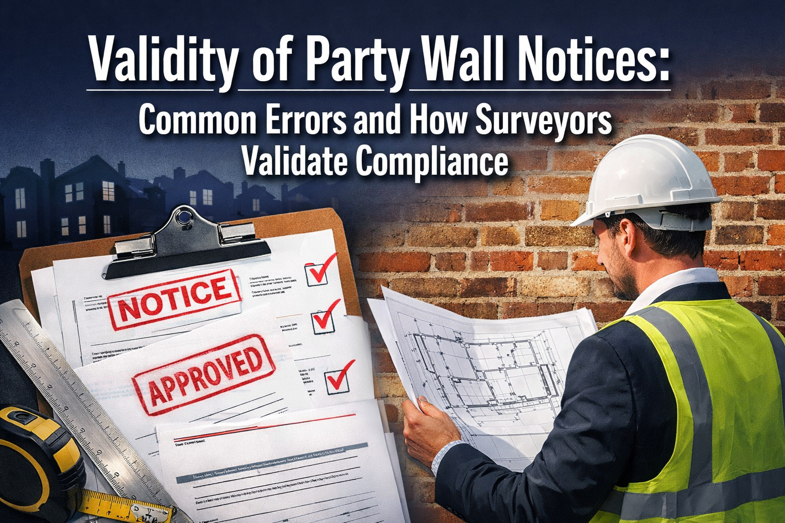 Validity of Party Wall Notices: Common Errors and How Surveyors Validate Compliance