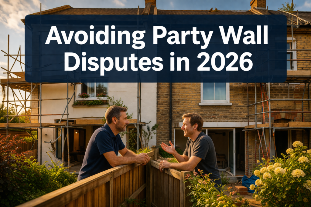 Avoiding Party Wall Disputes: Pre-Notice Communication Tactics and Early Surveyor Consultations for 2026 Renovations