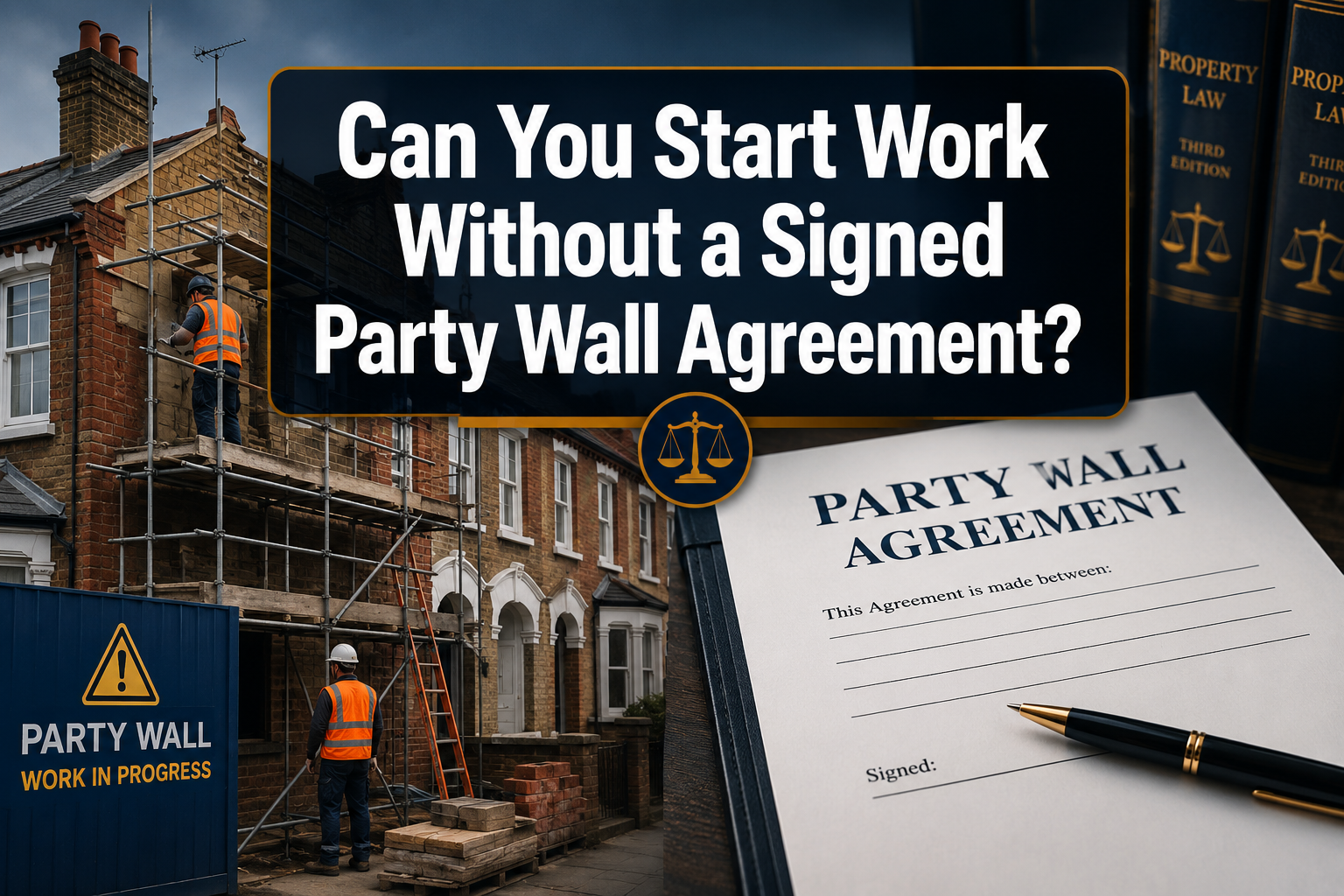 Can You Start Work Without a Signed Party Wall Agreement? What Happens After Silence, Delay, or Informal Consent