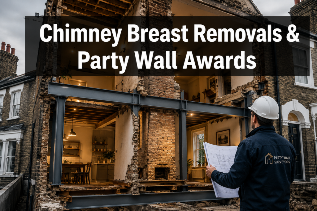 Chimney Breast Removals and Party Wall Awards: Surveyor Structural Checks, Notice Validity, and Damage Prevention Clauses