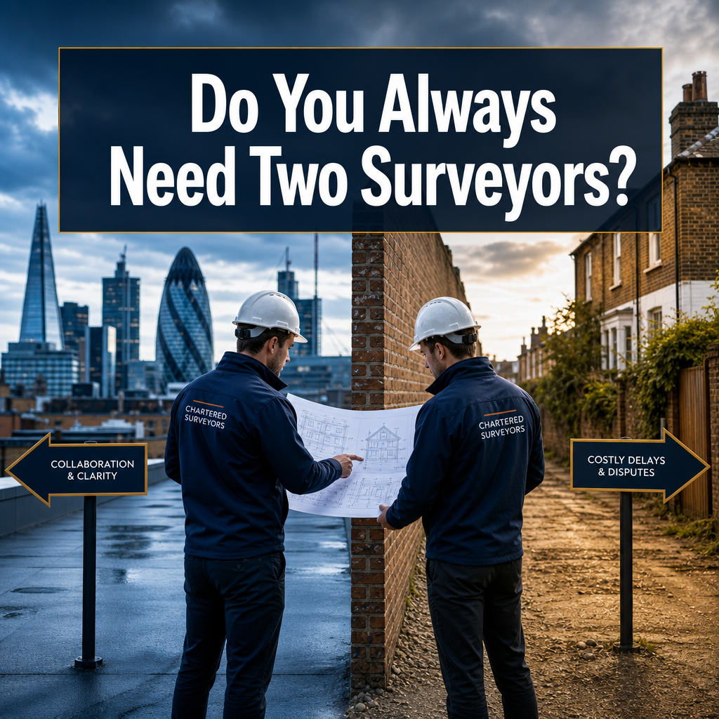 Do You Always Need Two Surveyors? When the Agreed Surveyor Route Is Appropriate and When It Backfires