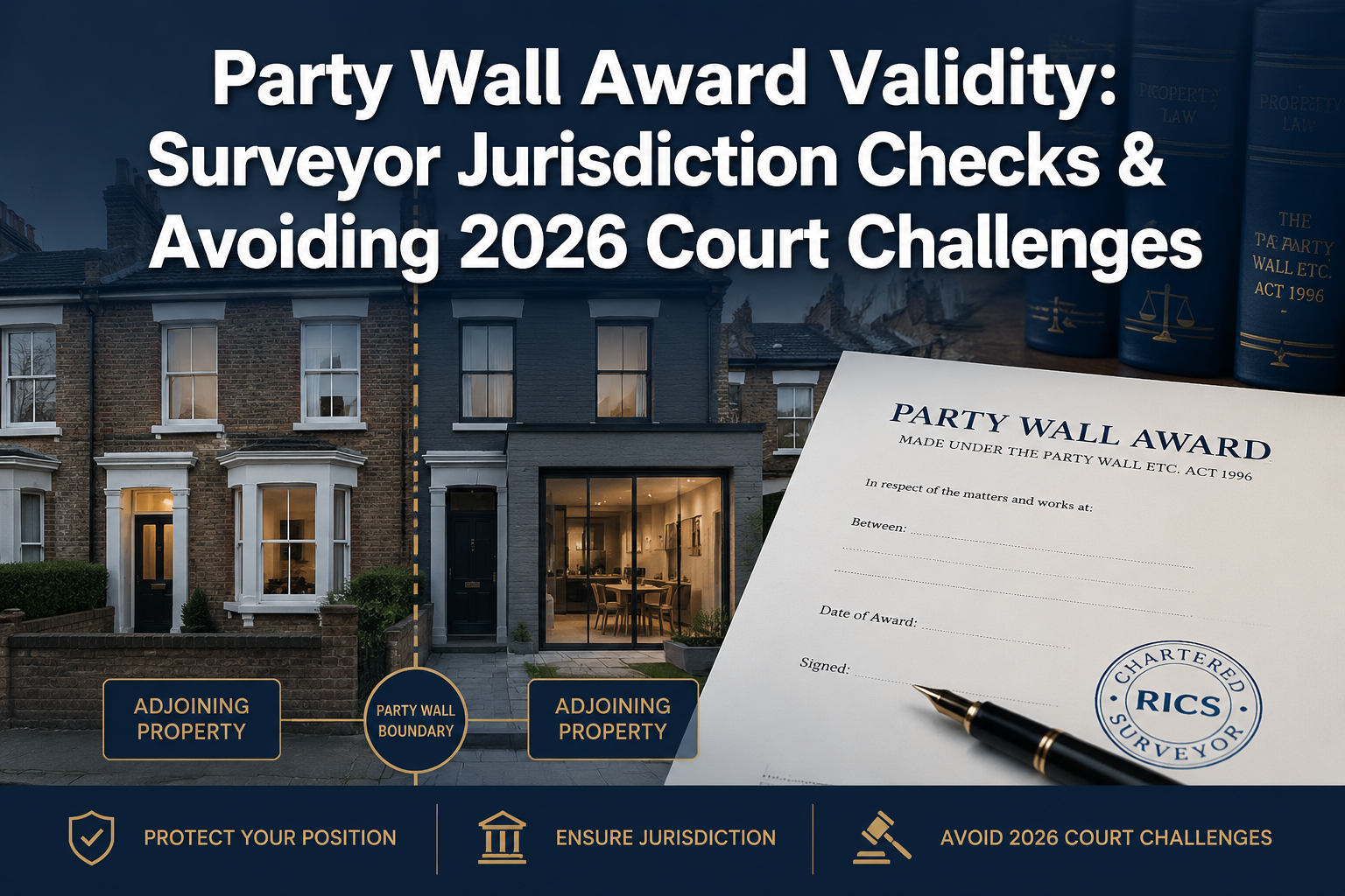 Ensuring Party Wall Award Validity: Surveyor Jurisdiction Checks and Avoiding 2026 Court Challenges