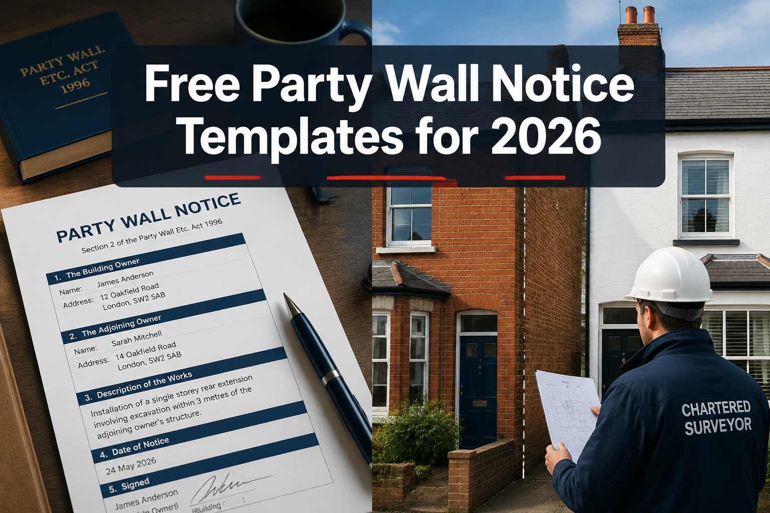 Free Party Wall Notice Templates for 2026: Customizable Forms, Service Rules, and Surveyor Validation to Avoid Delays