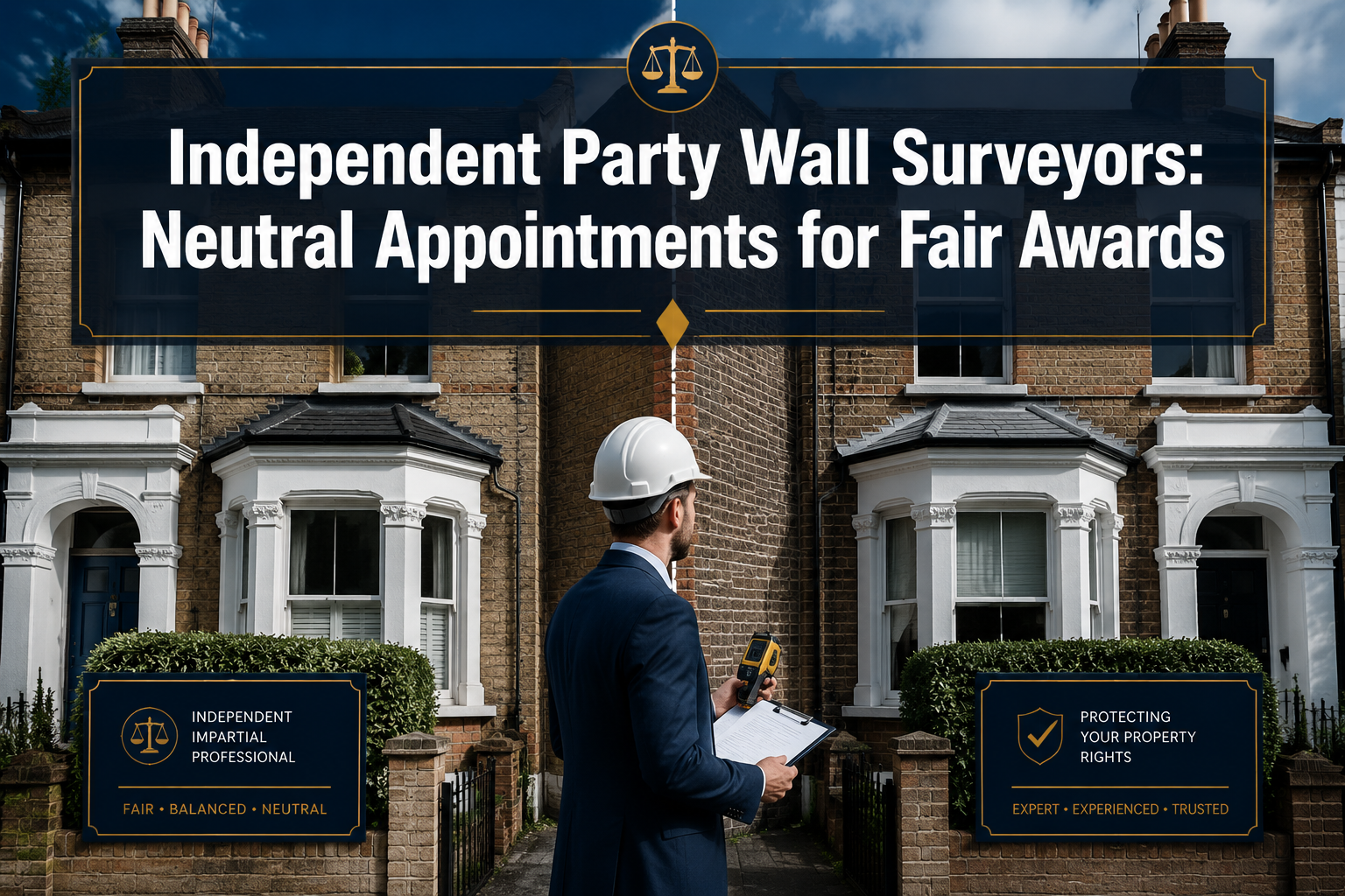 Independent Party Wall Surveyors: Why Neutral Appointments Trump Building Owner Choices for Fair Awards and Fewer Disputes