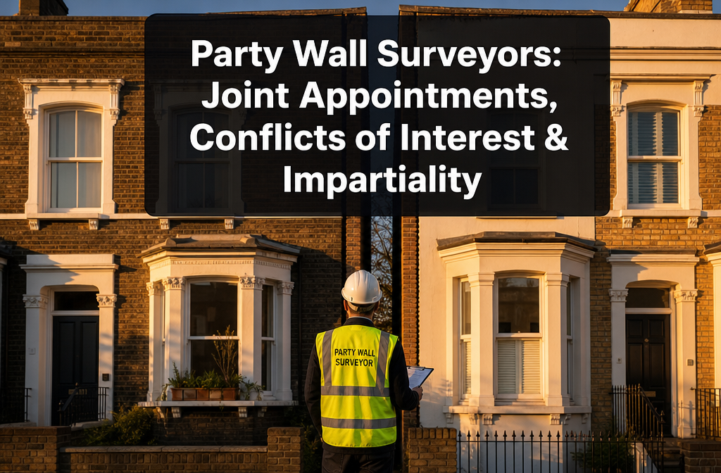 Joint Appointments, Conflicts of Interest, and Impartiality: How Party Wall Surveyors Stay Independent Under the Act