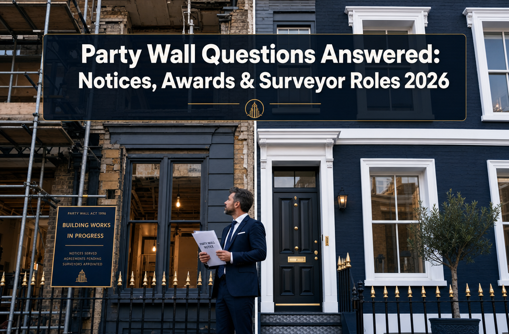Most Common Party Wall Questions Answered: Notices, Awards, and Surveyor Roles in 2026