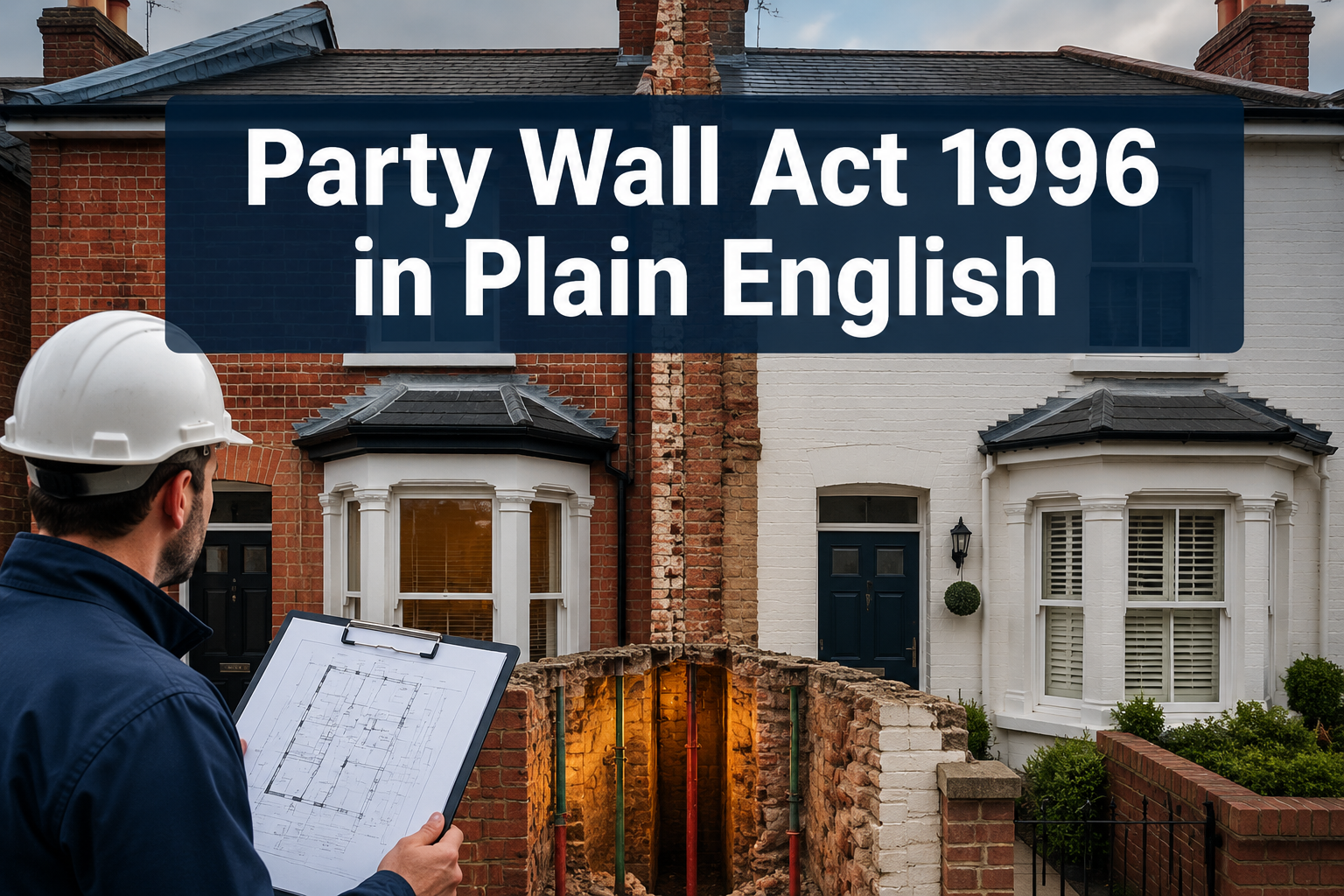 Party Wall Act 1996 in Plain English: A Clause‑by‑Clause Guide for Homeowners Planning Works