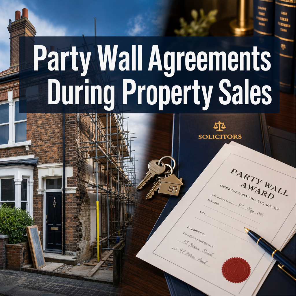 Party Wall Agreements During Property Sales: How Buyers, Sellers, and Conveyancers Should Handle Ongoing Works