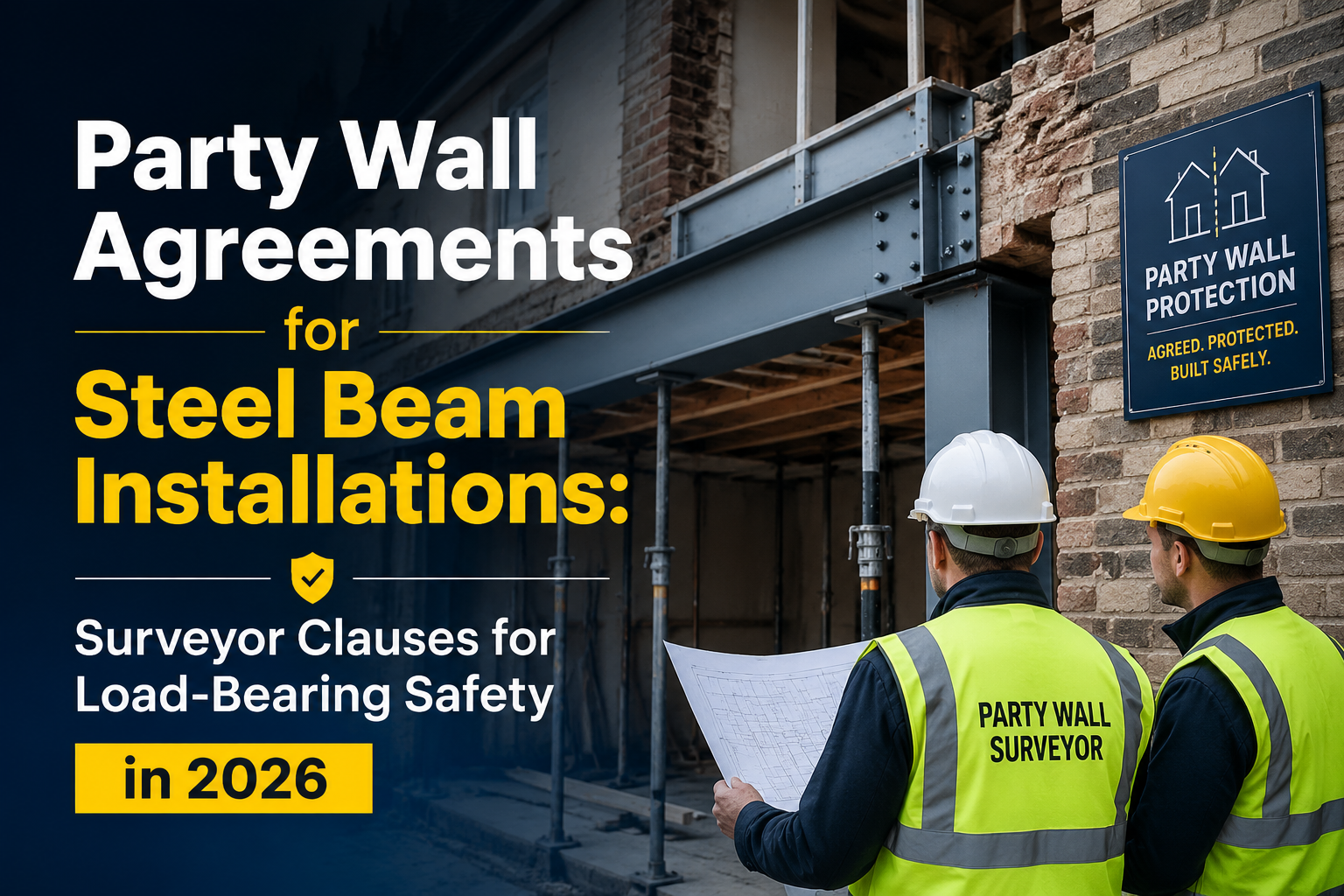 Party Wall Agreements for Steel Beam Installations: Surveyor Clauses for Load-Bearing Safety in 2026