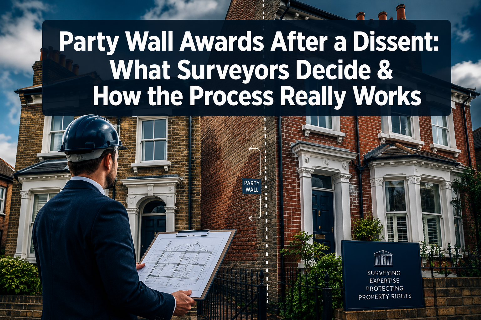 Party Wall Awards After a Dissent: What Surveyors Decide, What They Can’t Decide, and How the Process Really Works