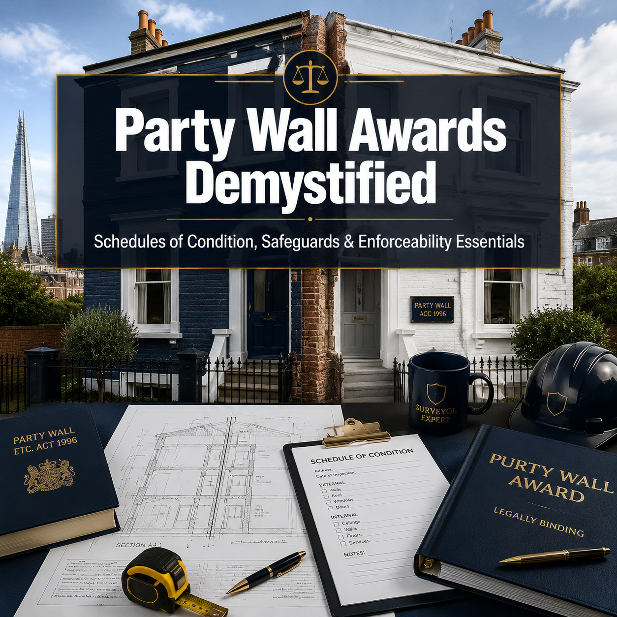 Party Wall Awards Demystified: Schedules of Condition, Safeguards, and Enforceability Essentials
