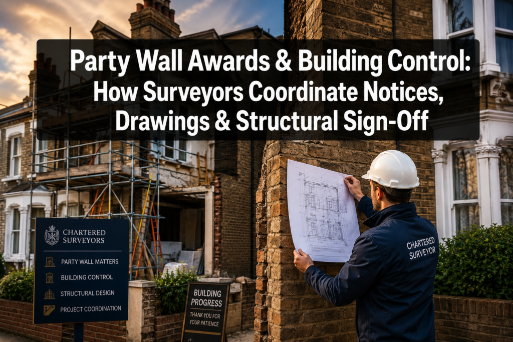 Party Wall Awards and Building Control: How Surveyors Should