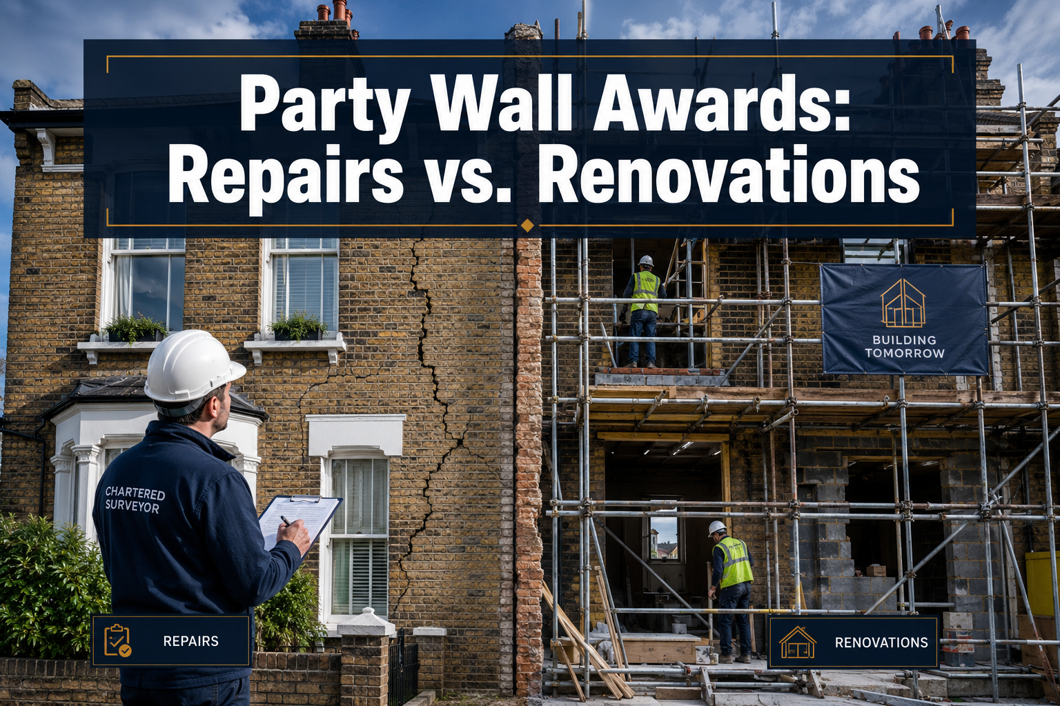 Party Wall Awards for Structural Repairs vs. Renovations: When Maintenance Work Triggers Notice Requirements