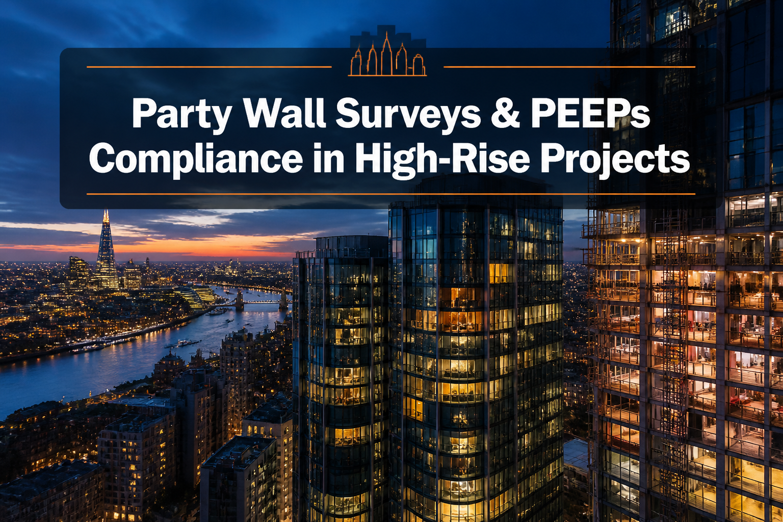Party Wall Surveys for PEEPs Compliance in High-Rise Projects: Integrating Fire Safety Mandates into Awards Post-April 2026