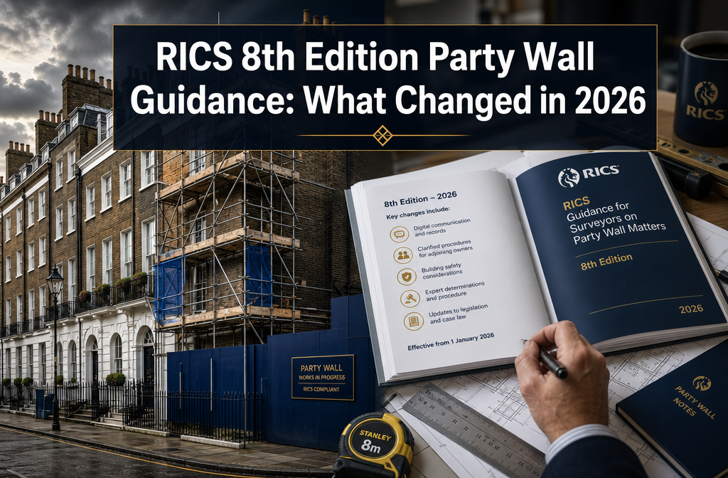 RICS 8th Edition Party Wall Guidance 2026 Consultation: What Changed and What It Means for London Property Owners