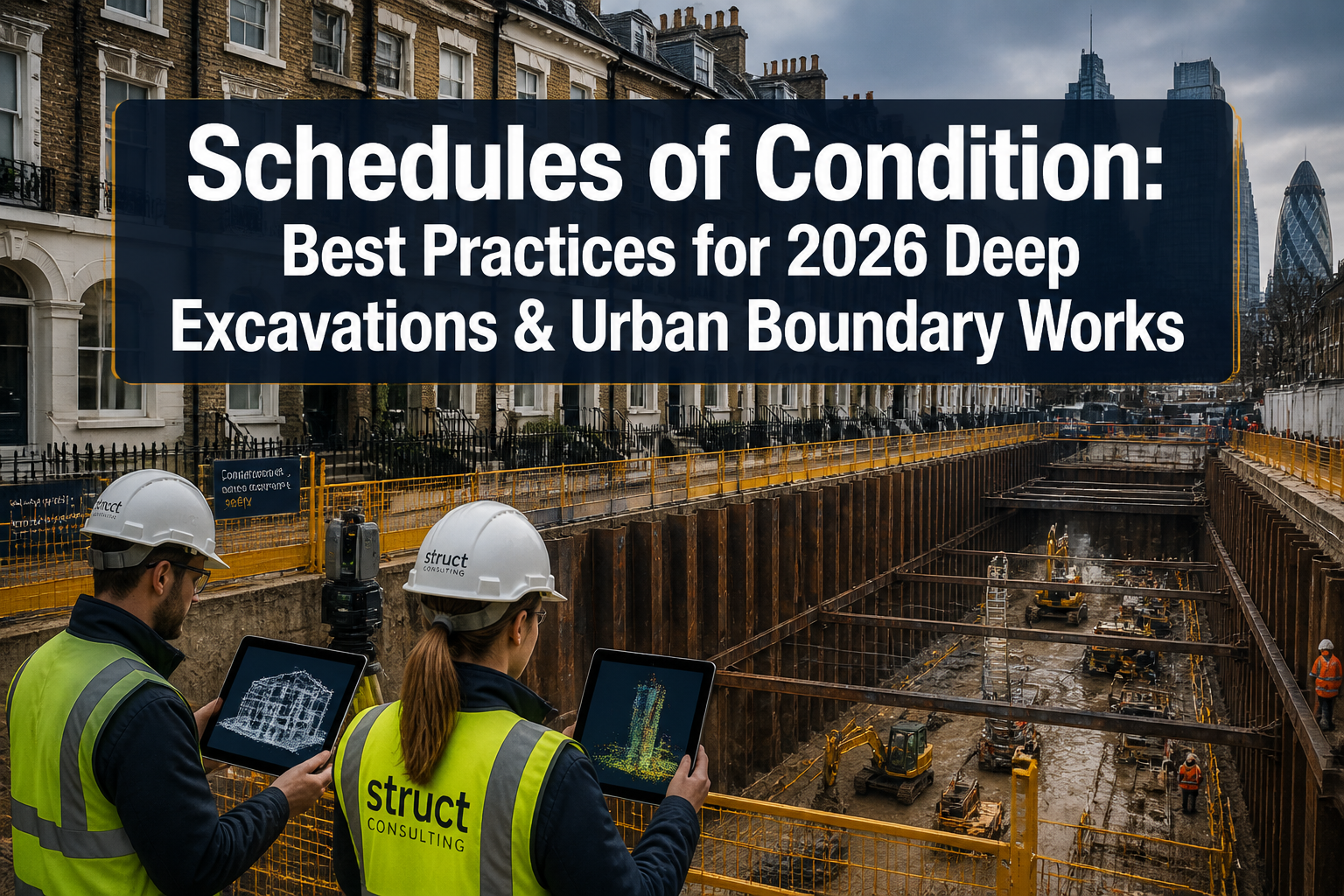 Schedules of Condition in Party Wall Awards: Best Practices for 2026 Deep Excavations and Urban Boundary Works