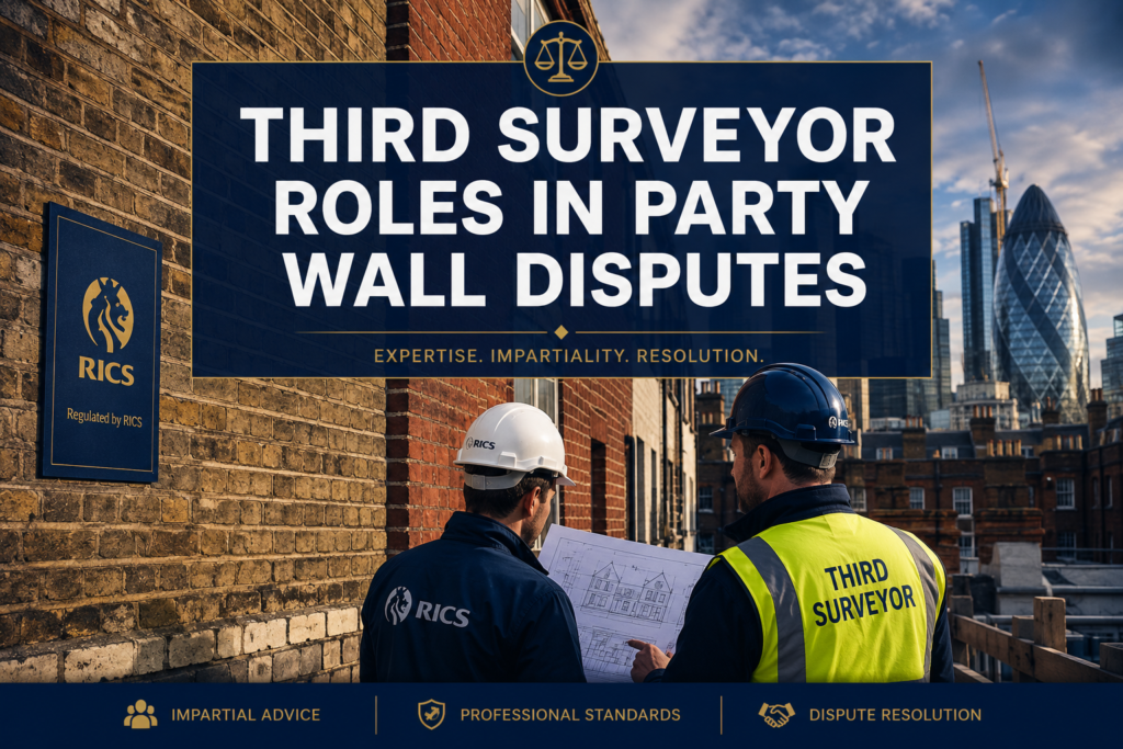Third Surveyor Roles in Party Wall Disputes: RICS Guidance Updates and Dispute Resolution Timelines