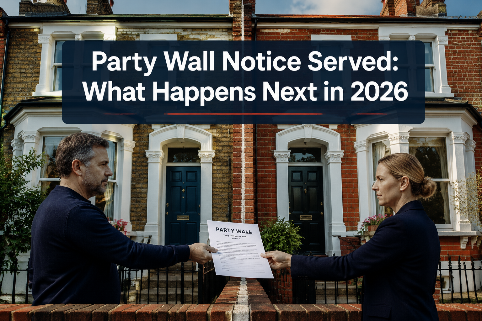 What Happens After a Party Wall Notice Is Served in 2026: Consent, Dissent, Silence, and the Surveyor Timeline