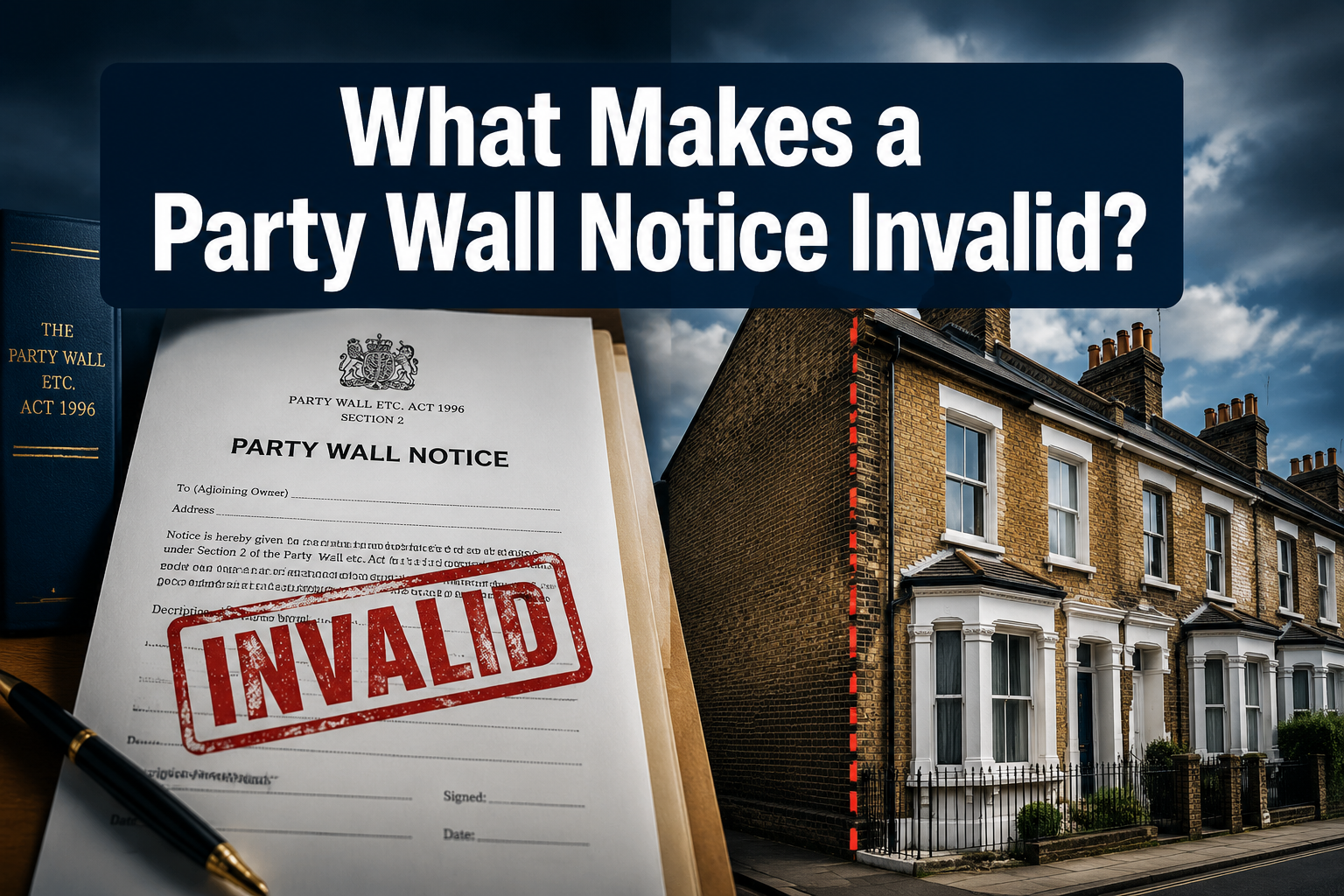 What Makes a Party Wall Notice Invalid? The Most Common Jurisdiction Errors Surveyors Still See in 2026