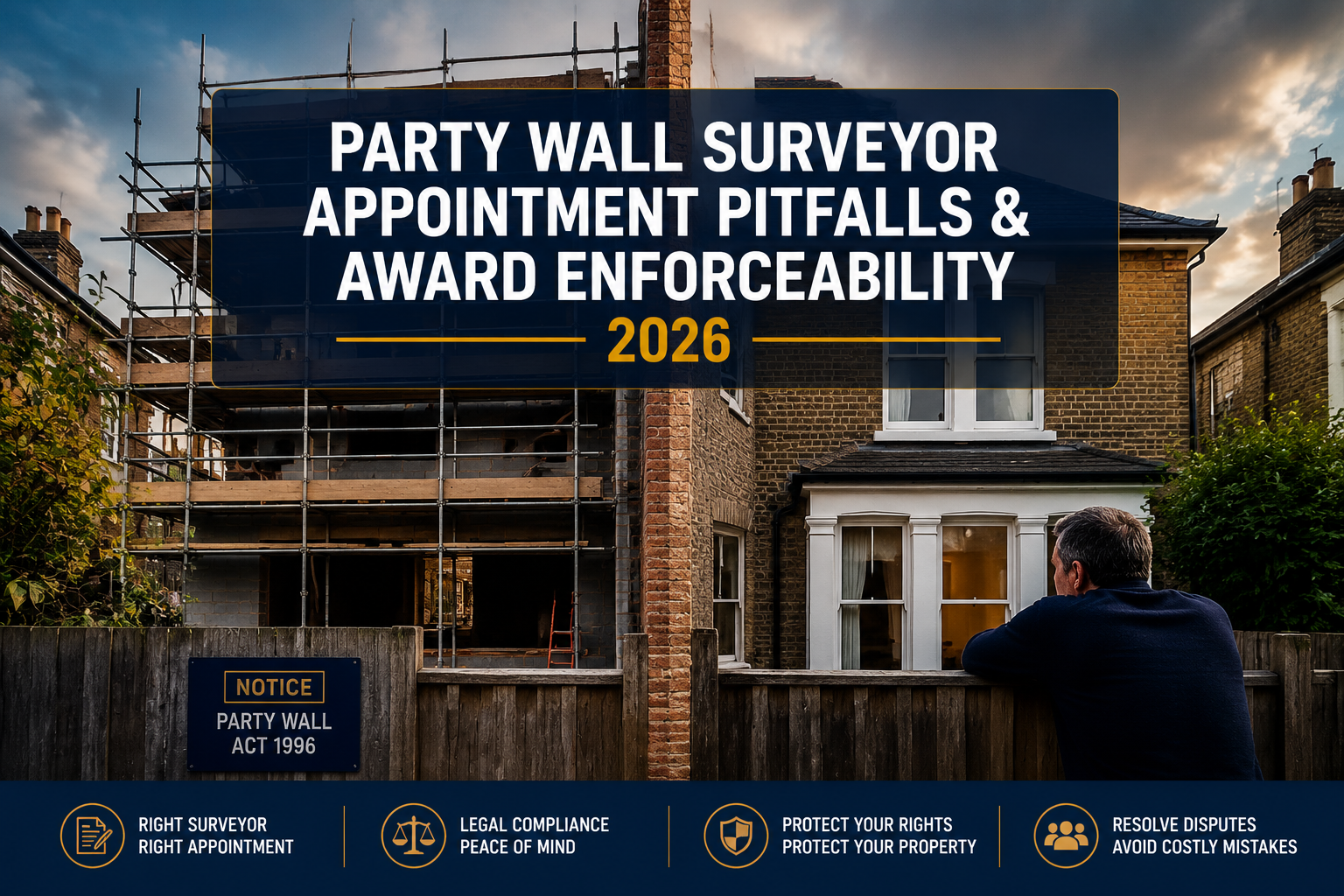 When a Genuine Dispute Doesn't Exist: Party Wall Surveyor Appointment Pitfalls and Award Enforceability in 2026