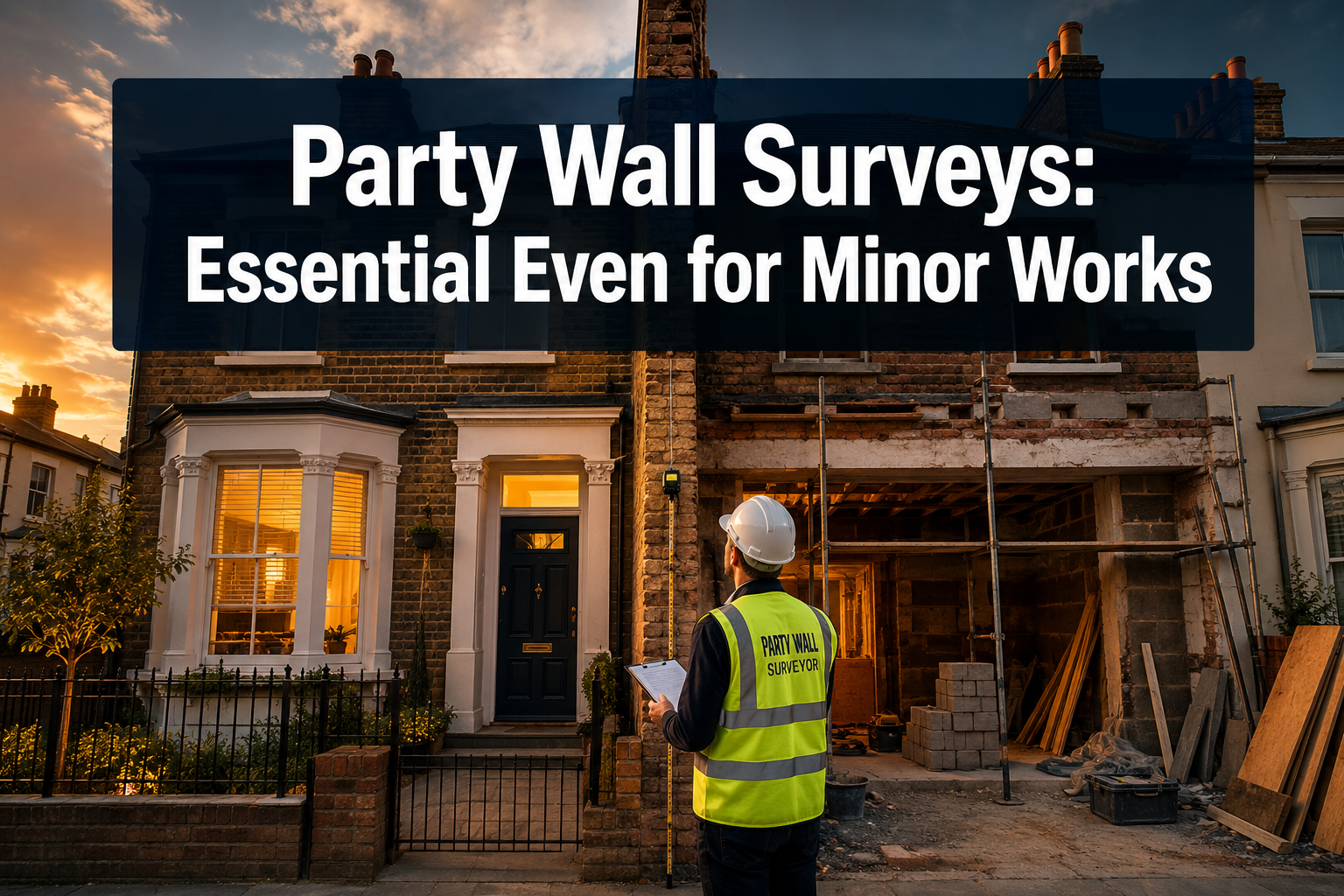 Why Party Wall Surveys Are Essential Even for Seemingly Minor Works: Preventing Future Disputes Under the Party Wall Act
