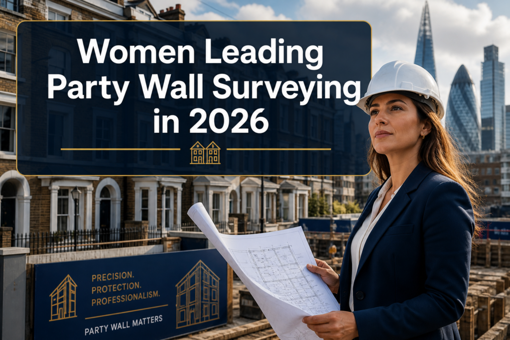 Women Leading Party Wall Surveying in 2026: Career Paths, Challenges, and Demand in a Male-Dominated Field