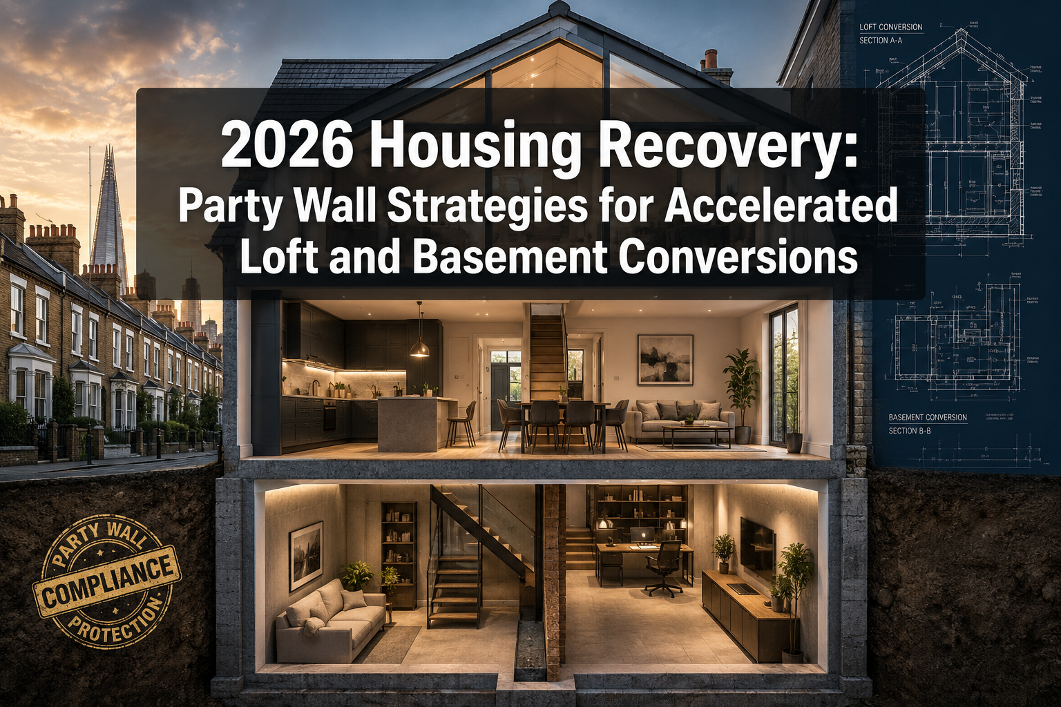 2026 Housing Recovery: Party Wall Strategies for Accelerated Loft and Basement Conversions