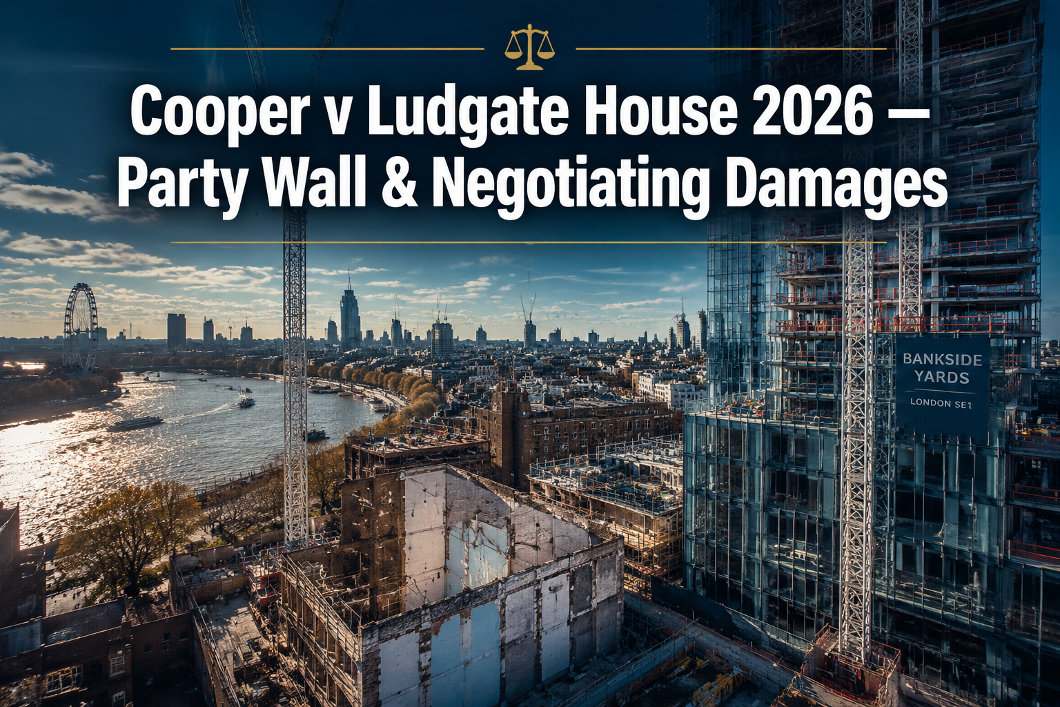 Cooper v Ludgate House 2026 London Party Wall Negotiating Damages: What Every Property Owner and Developer Must Know