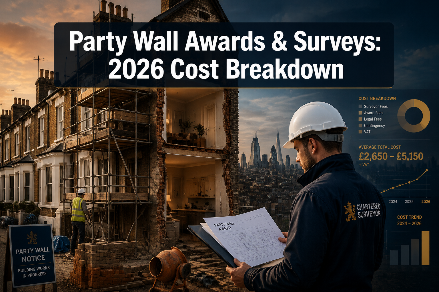Cost Breakdown: Party Wall Awards and Surveys in 2026's Inflated Construction Market