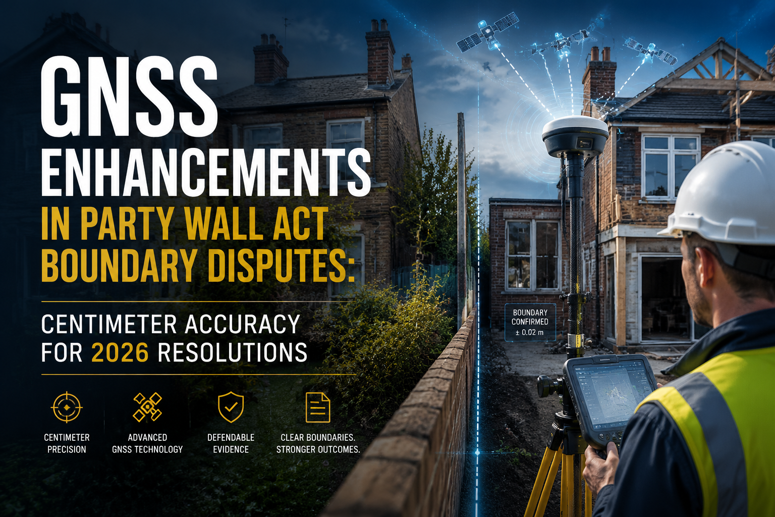GNSS Enhancements in Party Wall Act Boundary Disputes: Centimeter Accuracy for 2026 Resolutions