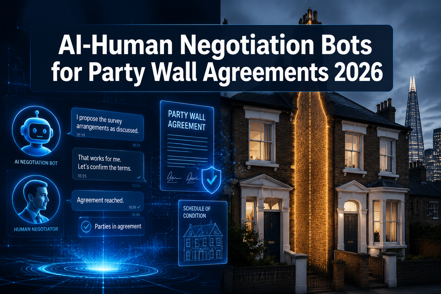 Hybrid AI-Human Negotiation Bots for Party Wall Agreements: Accelerating Consent in 2026 Labor-Constrained Markets