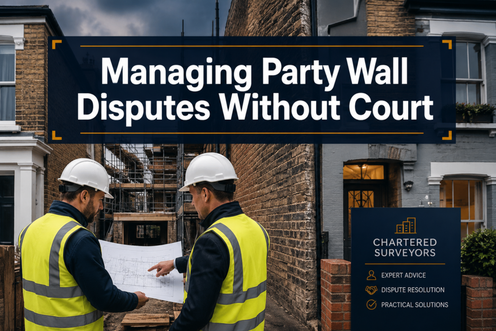 Managing Party Wall Disputes Without Court: Surveyor Strategies That Keep Projects Moving