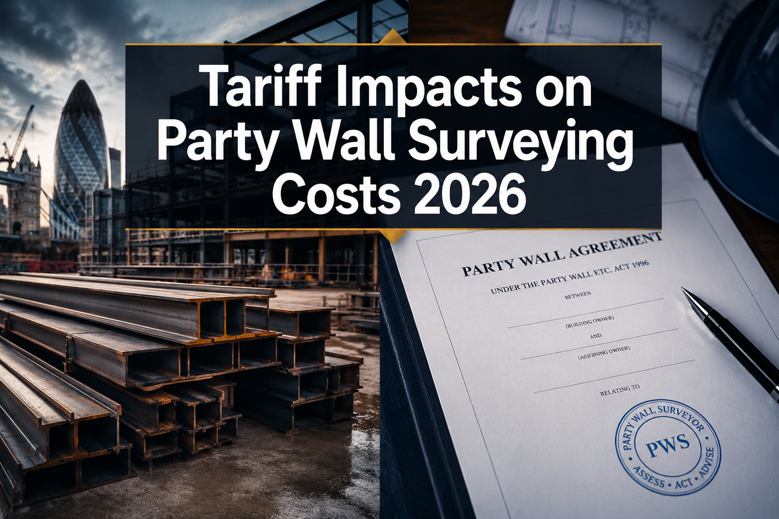 Tariff Impacts on Party Wall Surveying Costs: Updating Awards and Agreements for 2026 Material Price Volatility