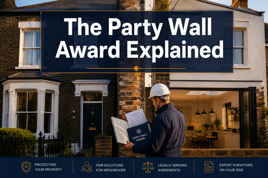 The Party Wall Award Explained: What's Included, How It Protects You, and Why It Matters for Your 2026 Project